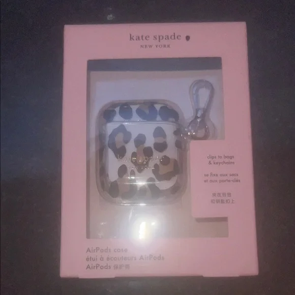 Kate Spade cheetah AirPod case new - Picture 1 of 1